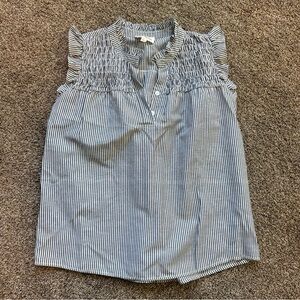 Betsey’s Boutique Shop Women’s Small Striped Sleeveless Blouse